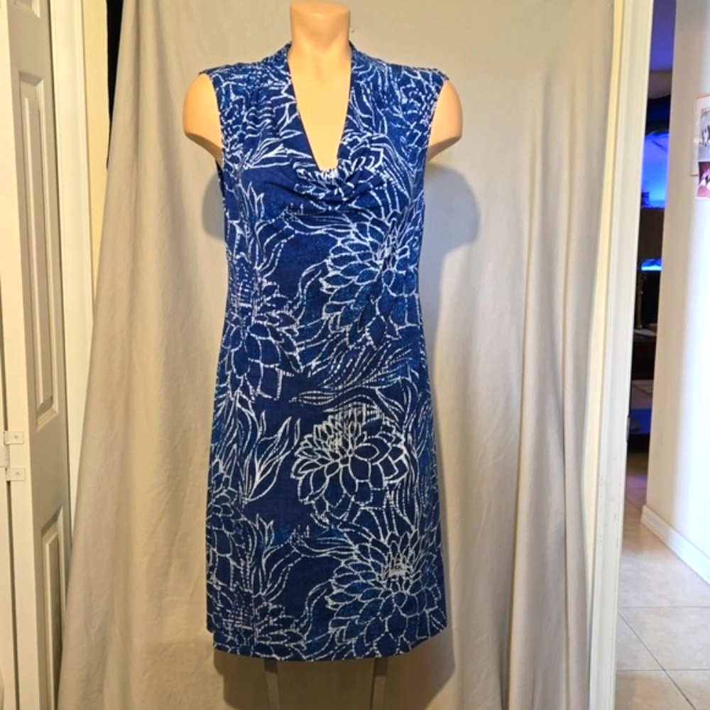Tommy Bahama sleeveless tropical print dress, NEW